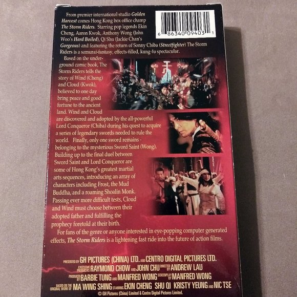 2 VHS Videos Heaven’s Prisoners and The Storm Riders, VCR Video Tape, VHS Movie - Picture 6 of 12